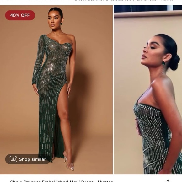 Embellished Maxi Dress - Picture 6 of 6